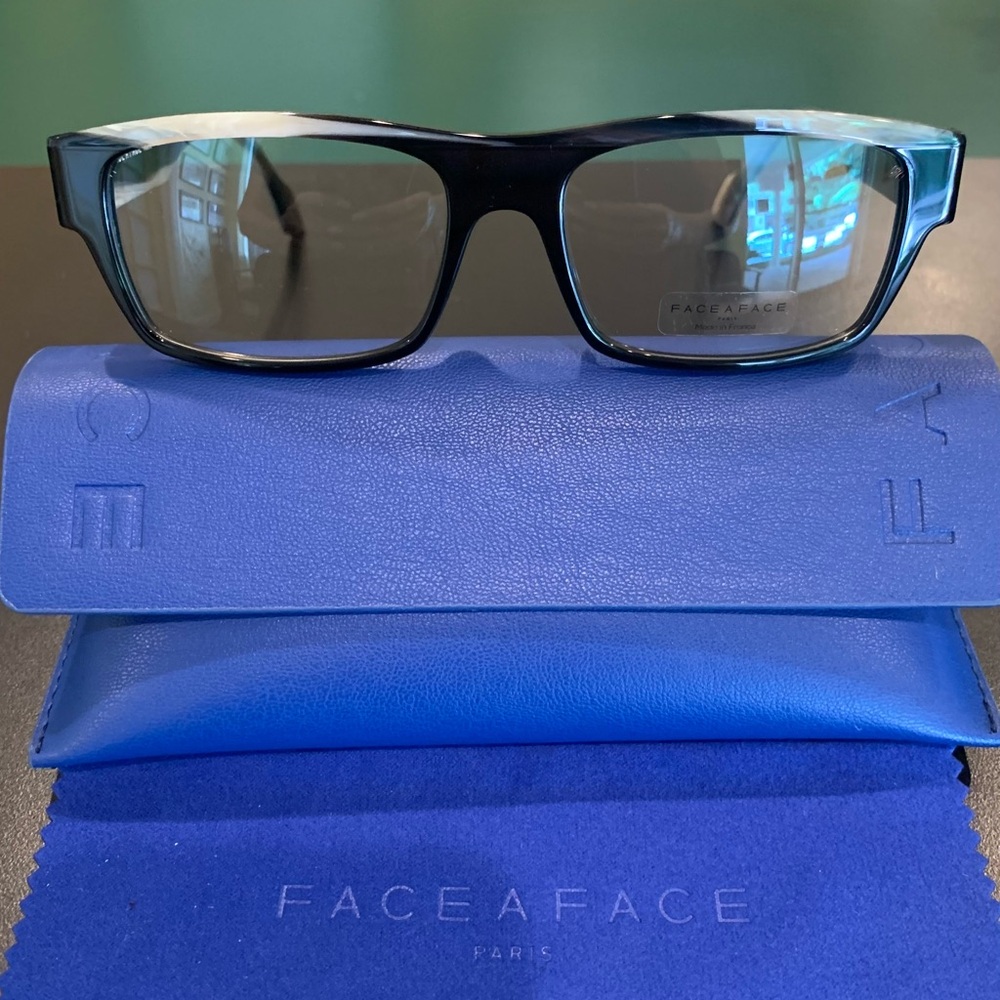 FaceA Face ARMAN 2 Col 1902 Black & Brown Multi-Color 57mm Rectangular Glasses